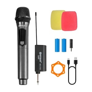Set 2 microfoane wireless profesionale dinamice UHF WVNGR WG-U702 - Img 3