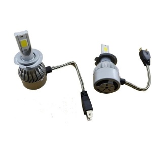 Set becuri LED auto soclu H7 cu lumina alba,C6 36W/3800LM - Img 1
