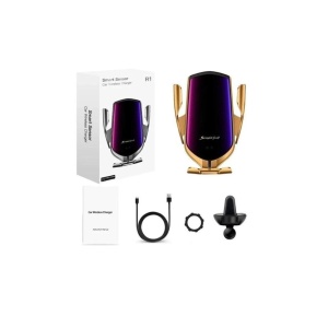 Suport auto cu incarcator wireless si senzor inteligent, Smart Sensor - Img 3