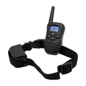 Zgarda electrica pentru dresaj caini,cu vibratii si sunet reglabil,Petrainer 998D