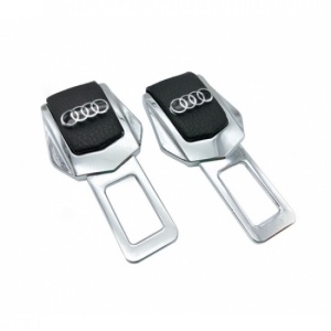 Adaptor centura de siguranta falsa - set 2 bucati cu sigla AUDI - Img 3