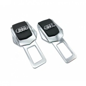 Adaptor centura de siguranta falsa - set 2 bucati cu sigla AUDI - Img 3