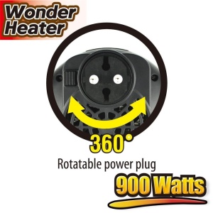 Aeroterma portabila Wonder Heater 900W cu display digital - Img 3