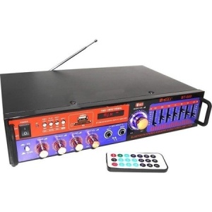 Amplificator profesional tip statie Teli BT-669 cu Bluetooth si putere 2 x 50 Watt - Img 3