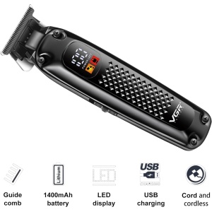 Aparat de tuns profesional VGR 972 cu afisaj digital LED pentru contur - Img 2