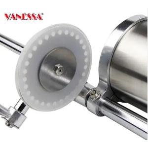 Aparat vertical de facut carnati profesional din inox capacitate 3 Kg - Img 4