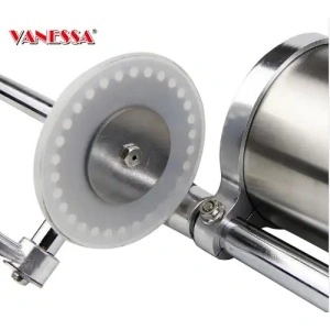 Aparat vertical de facut carnati profesional din inox capacitate 3 Kg - Img 4