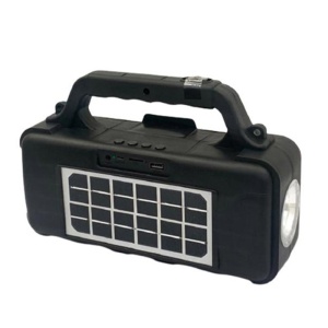 Boxa portabila cu panou solar CCLamp CL-820, cu Bluetooth, USB, si radio FM - Img 1