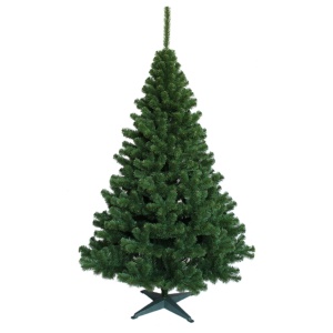 Brad de Craciun artificial cu aspect natural, inaltime 180 cm verde, suport inclus - Img 1