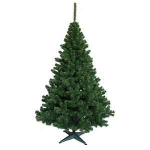 Brad de Craciun artificial cu aspect natural, inaltime 180 cm verde, suport inclus