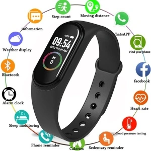 Bratara inteligenta fitness smartband M4 cu Bluetooth si ecran tactil OLED - Img 2