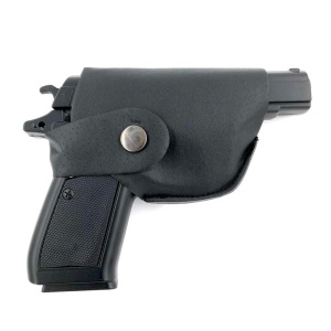 Bricheta antivant in forma de pistol metalic,cu suport si teaca inclusa - Img 3