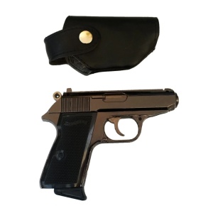 Bricheta antivant tip pistol Walther PPK,cu teaca inclusa - Img 4