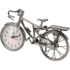 Ceas desteptator de masa Vintage Bike cu forma de bicicleta - Img 4