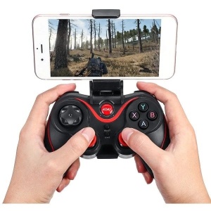 Controller Joystick V8 cu Bluetooth pentru telefoane iOS, Android, PC, PS3 si TV - Img 1