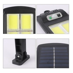 Corp de iluminat stradal cu panou solar Street Lamp, senzor miscare si 8 x LED COB - Img 2