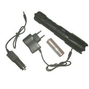 Electrosoc metalic cu lanterna 3 faze si incarcator auto PIRANHA - Img 6