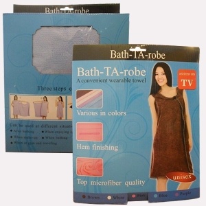Halat de baie stil prosop, model unisex, diverse culori Bath-TA-Robe - Img 3