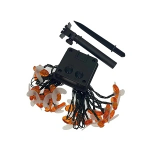 Instalatie solara albinute cu 50 LED-uri si lumina alb cald - Img 4