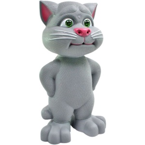 Jucarie interactiva Talking Tom motanul inteligent vorbitor,30 cm - Img 1