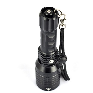 Lanterna pentru Airsoft cu Zoom si 3 faze iluminare, laser verde incorporat - Img 1
