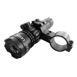 Laser pointer verde pentru Airsoft cu suport de fixare pe sina - Img 1