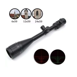 Luneta profesionala cu reticul iluminat pentru vanatoare Bushnell 6-24x50 AOEG - Img 5