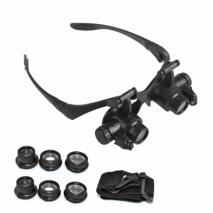 Lupa dubla tip ochelari si factor de marire cu magnificare 10x, 15x, 20x, 25x - Img 3