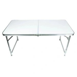 Masa pliabila din aluminiu cu 4 scaune pentru picnic 60 x 120 cm - Img 5