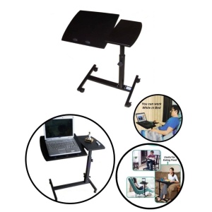 Masa reglabila pentru laptop tip birou mobil,Folding Computer Desk - Img 3