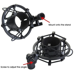 Microfon profesional de Studio Condenser BM-700 cu stand inclus pentru inregistrare - Img 2