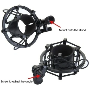Microfon profesional de Studio Condenser BM-700 cu stand inclus pentru inregistrare - Img 2
