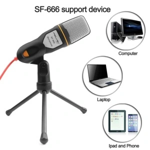 Microfon Profesional SF666 pentru pentru inregistrare Vocala si PC - Img 5