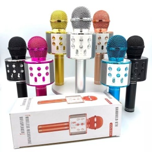 Microfon wireless pentru Karaoke cu Bluetooth si difuzor WS-858 - Img 6
