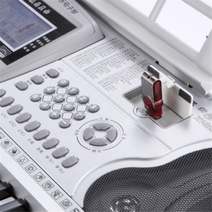 Orga muzicala electronica cu 61 de clape XY-329, ecran LCD cu intrare USB si iesire MIDI - Img 5