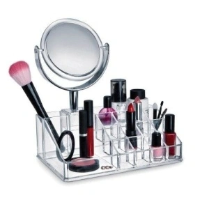 Organizator cosmetice din acril cu 4 sertare si oglinda - Img 2