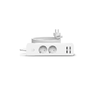 Prelungitor JORTAN cu 2 prize, 2 porturi USB si 2 Type C, lungime 2 metri - Img 2
