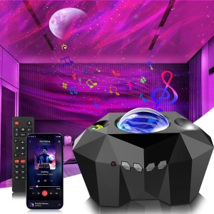 Proiector cu joc de lumini Aurora Boreala,lampa de veghe pentru copii - Img 3