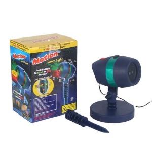 Proiector laser Star Shower Motion cu lumini efect 3D holografic interior-exterior - Img 4