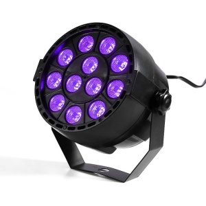 Proiector LED UV Light PAR cu 12 LED-uri x 1 W si DMX pentru petreceri - Img 3