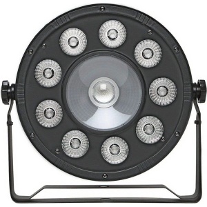 Proiector lumini Par Led RGB 9 leduri x3W + 1 led x20W, culori statice disco - Img 4