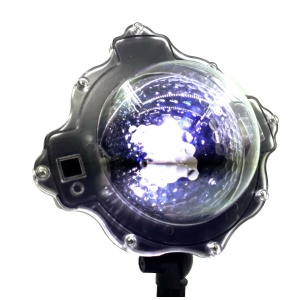 Proiector Snow Flower Lamp sfera fulgi de nea si zapada cu 3 LED-uri RGB - Img 3