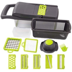 Razatoare multifunctionala 16 in 1 pentru legume, fructe si branzeturi - Img 1