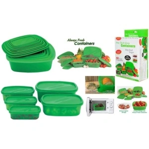 Set 5 caserole cu capace Stay Fresh Green - Img 3