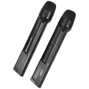 Set microfoane wireless profesionale 30M distanta utilizare, Weisre WM-03V - Img 4