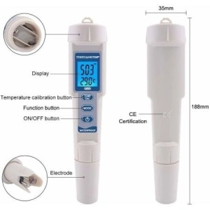 Tester profesional calitate apa PH/TDS/EC/Temp 4 in 1 OWAY PH-3508 - Img 3