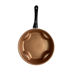 Tigaie din ceramica cu capac de sticla Steel Air Fry Pan,28 cm - Img 4