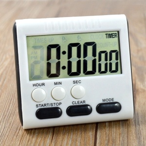 Timer digital multifunctional pentru bucatarie cu suport magnetic - Img 4