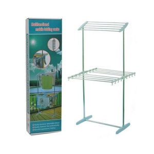 Uscator pliabil pentru haine Multifunctional Mobile Folding Racks - Img 1