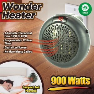 Aeroterma portabila Wonder Heater 900W cu display digital - Img 4